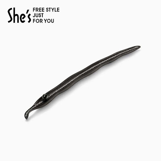 She s Qianzi natural replica ancient style agate hairpin ancient style hairpin new Chinese style hair accessories headdress birthday gift for women black G0