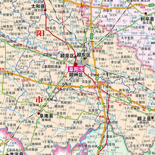 
Anhui map 2025 Anhui Provincial Government Transportation Geographic Map 1068*749 mm