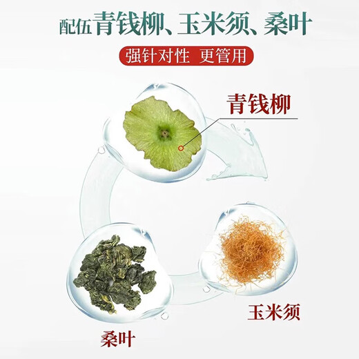 桑叶双瓜茶苦瓜冬瓜皮菊花枸杞决明子茶血玉米须糖压青钱柳养生茶 【5g*300包】10盒玉米须桑叶茶