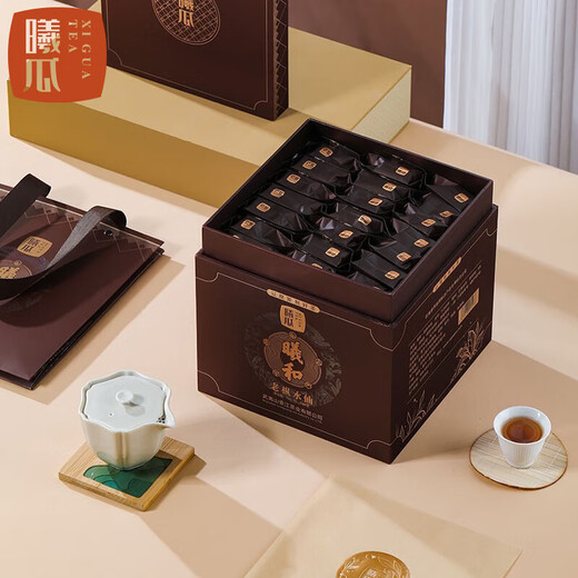 曦瓜乌龙茶曦和武夷岩茶老枞水仙504g 中火商务礼盒装口粮茶