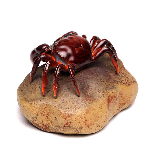 Fuyaji Purely Handmade Purple Clay Tea Pet Ornaments Color Changing Crab Tea Play Bafang Laicai Tea Set Tea Tray Accessories Upgraded New Style