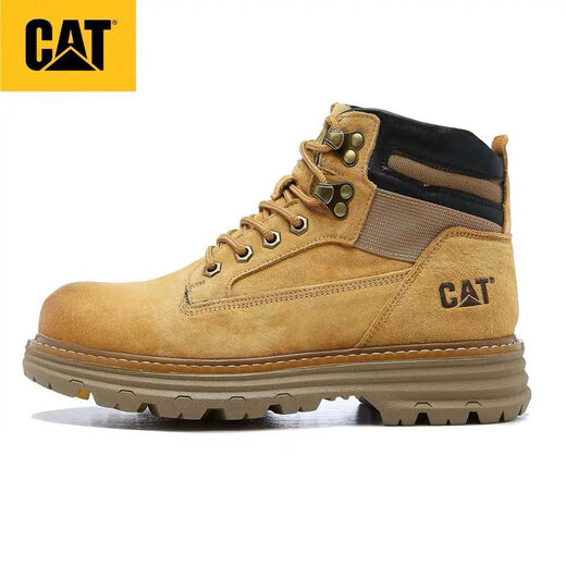 Carter Cat Men's Boots Красивые мужские повседневные материалы Martin Boots Mid Top Американские модные ретро-ботинки Классические классические Khaki-C20299 Кожаная обувь размер 41