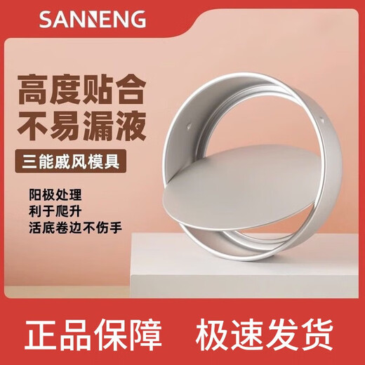 Sanneng Cake Form Form Backwerkzeuge für Lebensunterlagen für heimische und kommerzielle private Räume Optionales Chiffon Stickerei Schimmelpilzbox 4-Zoll-Nicht-Stick SN5009