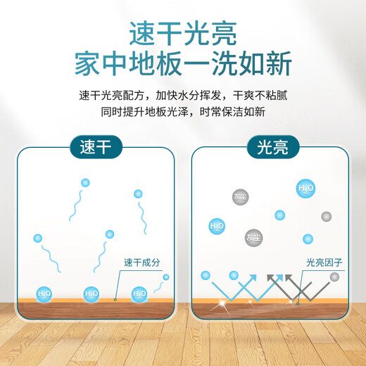 AX floor cleaner 2L eucalyptus fragrance for tiles and solid wood floors, new and old packaging shipped randomly