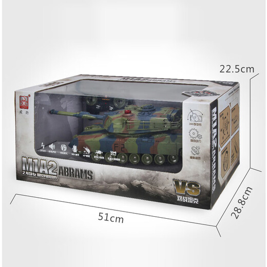 Witten großer Ladung Fernbedienungskontrolle Tiger Panzer Spielzeug Panzerfahrzeug Kindermodell Spielzeuggeschenk Boy Fernbedienung Battle Battle Tank