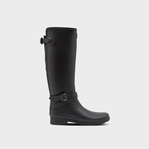 Botas de lluvia British British Botas Rain Bots Women's Women Imploud Rain Rain Boots Rain Rain Boots Women's Outer Knight Boots Botas Botas largas para mujeres Negro/Blk 37