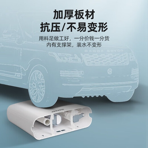 OLSA flush tank household bathroom high-impact water tank energy-saving toilet tank squat toilet double-press toilet tank ceramic white water tank + installation four-piece set