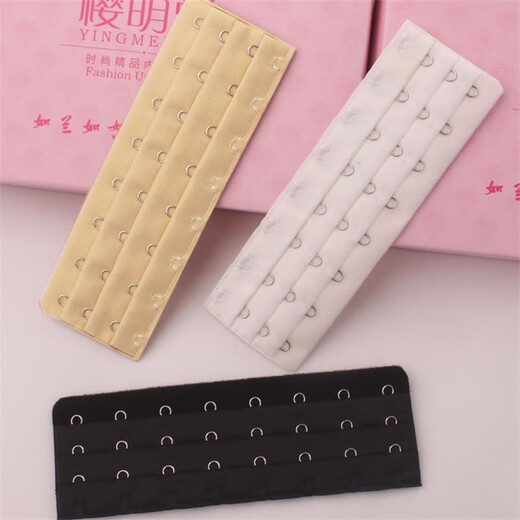 Miaozhan Underwear Corset Extended Back 7-breasted Body Manager Bra 11 Shapewear Extended 10 Belly Belt Hook Seven Buttons - Black