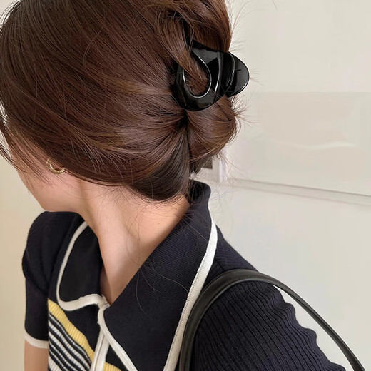 Xiangwan Hairpin Hairpin Small Pumpkin Hairpin Women's High-end Hairpin Shark Clip Back of Head Small Clip Women's Birthday Gift