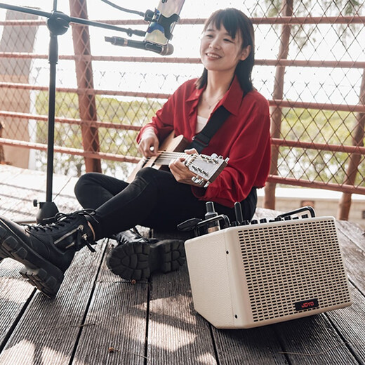 JOYO guitar speaker electric blowpipe audio folk rechargeable bluetooth drum machine live recording sound outdoor singing new BSK-40 orange