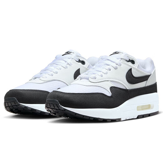 Nike nike sports Casual Shoes Cushion Air Women Air Max 1 Sports Chaussures DZ2628-102 Blanc et noir 39