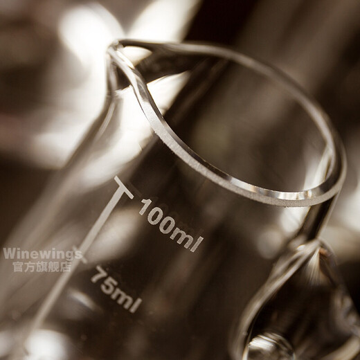 Winewings crystal glass white wine divider with scale red wine decanter divider jug household wine divider glass white wine wine set 500ml wine divider