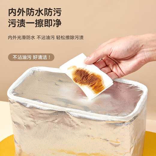 WORTHBUY Lunch Box Bag, Cool and Insulated Portable Lunch Bag, Dinner Plate Bag, Picnic and Camping Takeaway, Portable Office Worker Lunch Bag, Round Insulated Bag: High Style