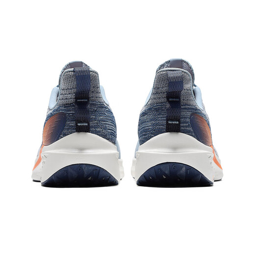 361 degree sports shoes men's shoes flying fish summer mesh breathable contrast color gradient running shoes shock-cushioning wear-resistant body measurement shoes blue mist gray/fluorescent strong orange 43
