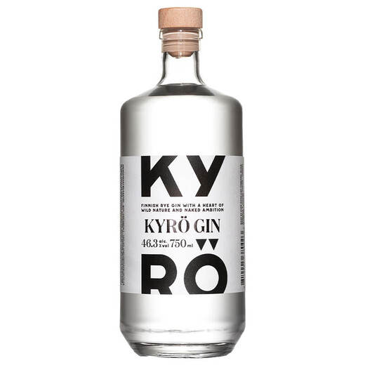 岚博（KYRO）【原瓶进口】芬兰黑麦金酒杜松子酒洋酒 岚博金酒 750mL 1瓶