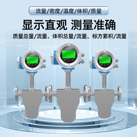 Jiuju and Enned air mass flow meter high temperature and high pressure cryogenic straight tube Coriolis mass flow meter Coriolis DN15