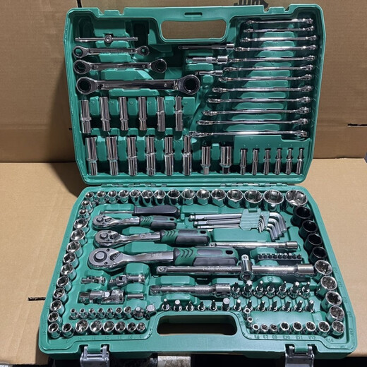 Sailoto socket complete set 150-piece auto repair tool set wrench combination tool repair tools car repair 216-piece set 72 teeth auto repair grade used and replaced with new ones