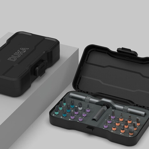 Duke Ratchet Screwdriver Set Multifunctional Labor-saving Wrench Alloy Steel Bit Cross Hexagonal Plum Blossom Household Tool RS-1