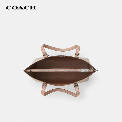 COACH brand direct supply women's bag MOLLIE25 commuter crossbody tote bag sand yellow CV965 Christmas gift