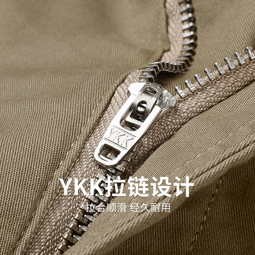 与狼共舞【DP免烫】弹力棉休闲长裤男2025夏季新款商务纯色直筒长裤子4033 卡其701-夏季款 33