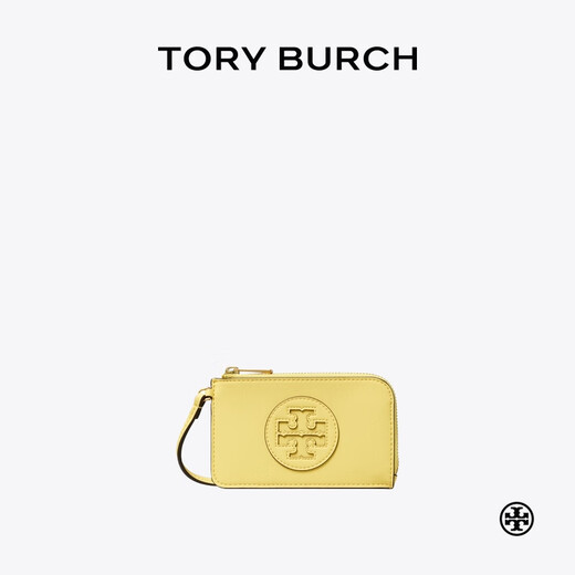 Tory Burch  汤丽柏琦【限时礼遇】 ELLA BIO 拉链卡包钱包TB 157506 柠檬黄 701 OS