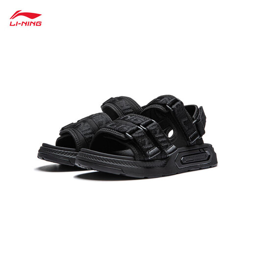 Li Ning children's shoes children's sandals for boys COKAYOUNG smooth lightweight rebound comfortable casual shoes black-3 35