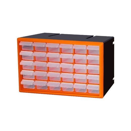 Qinkai storage box drawer-type multi-grid multi-function multi-layer combination screw electronic components storage Chinese herbal medicine parts box green 30 grids A930GN