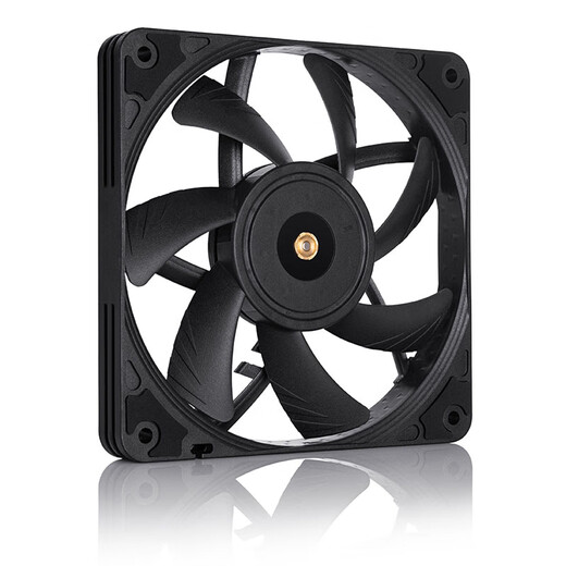 
noctuaNOCTUA NF-A12X15 ultra-thin chassis fan PWM intelligent temperature control 12cm silent computer cooling 12015 NF-A12x15 PWM CH.BK.S black