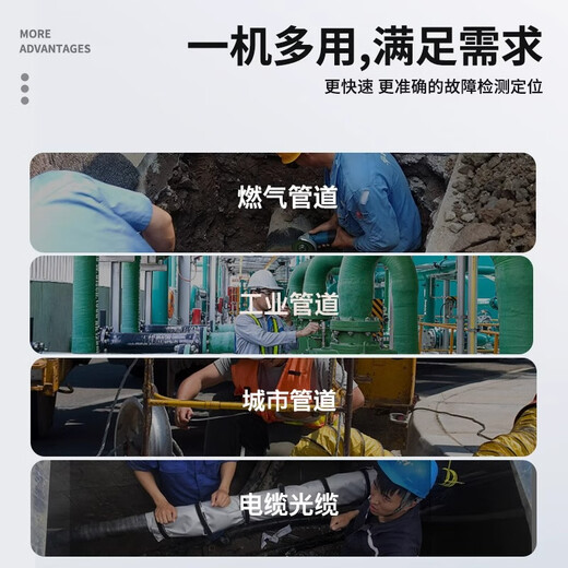Xuanfengdu underground pipeline detector Metal pipe with dot cables, wires and optical cable direction depth fault locator KT-9900A
