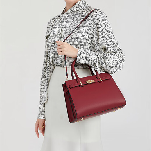 
BEBIPRO+Mother's Day Birthday Gift for Mother's Day 40 Years Old 50 Bags for Women's Bags for Women's Handbags Marriage and Wedding Bags Bride Red 728 Burgundy [Exquisite Gift Box]