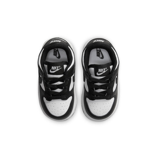 Nike baby easy to put on and take off flat sneakers winter boys and girls sneakers NIKE DUNK CW1589 100 white/black/white 27