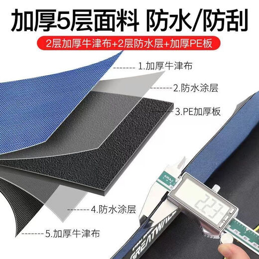 Arrizo Tool Bag Electrician Repair Storage Bag Large Capacity Tool Bag Weak Current Carpentry Portable Oxford Cloth Bag 16 Inch