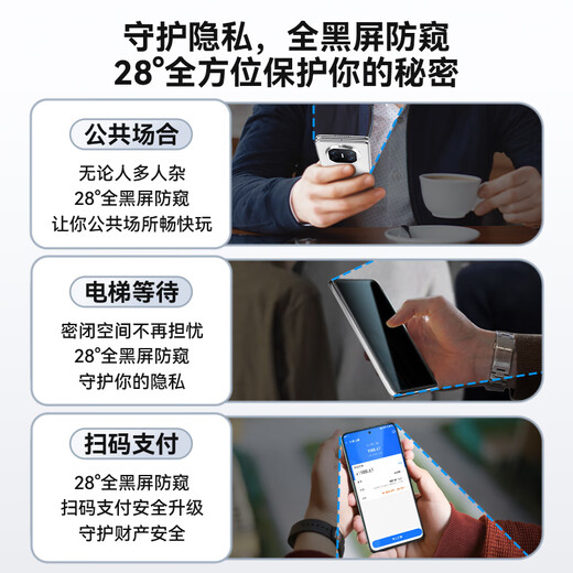 BLUEO Blue Orangutan suitable for Huawei MateX5 anti-peep tempered film