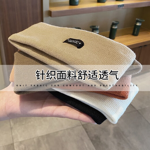 Haiyiduo Knitted Headband Sports Headband Winter Headband Headband Women's Fall and Winter Forehead Protector Warm Wool Headband Story Main Picture Two-piece Set