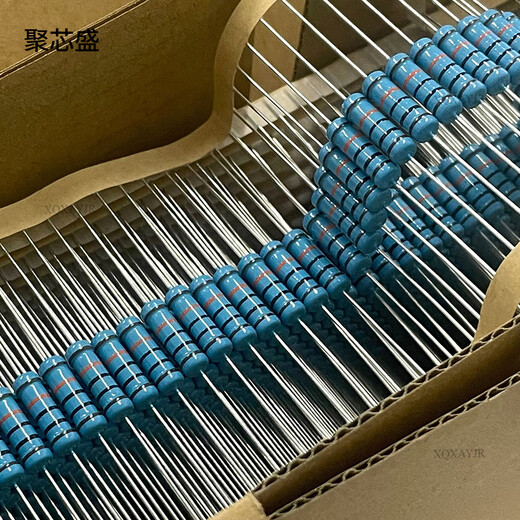 2W metal film resistor color ring 1% 1K 2K 4.7K 10K 5.1K100K 10 ohm 1M 100 ohm 2W 1% 25K (kilo ohm) 20 pcs