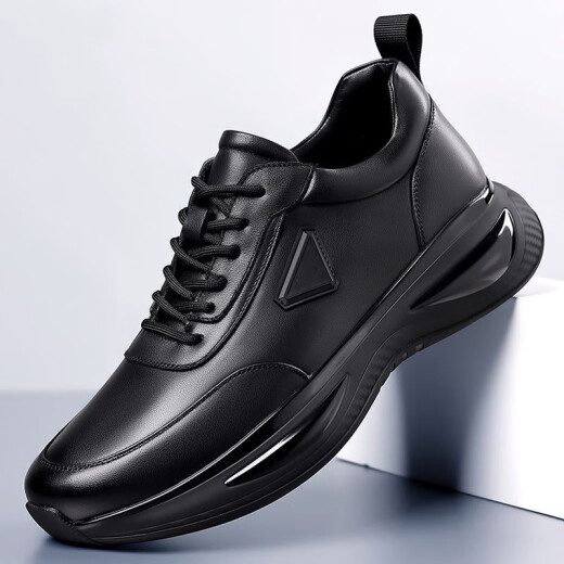 Changxiang Huili Men's Shoes for Men's Spring and Summer Plus Shoes de algodón de terciopelo Trabajo de trabajo suave Protección de trabajo Versátiles Versátiles no deslizantes Sports Casual Dad Dad Shoes FH-9902 Negro 39