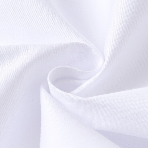 Jiuyu's children's shirt girls pure cotton white shirt casual white long-sleeved shirt student solid color top solid color 150 (suitable for 141-150cm height)