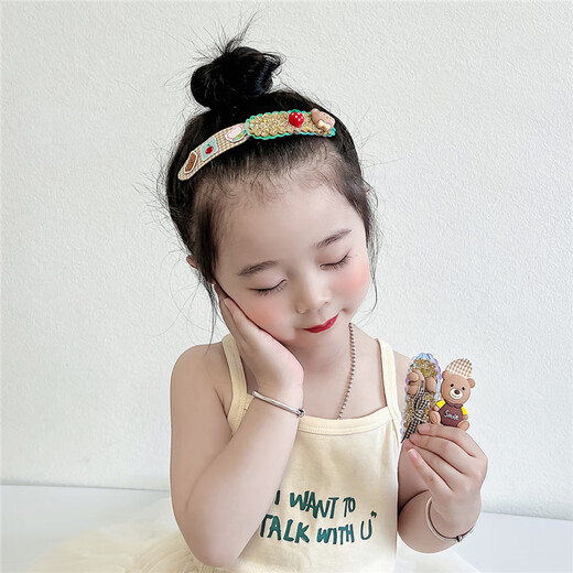 Chimera (CHIMERA) 8-piece children's broken hair artifacts Velcro bangs stickers that do not hurt hair cartoon hair accessories birthday gifts for girls