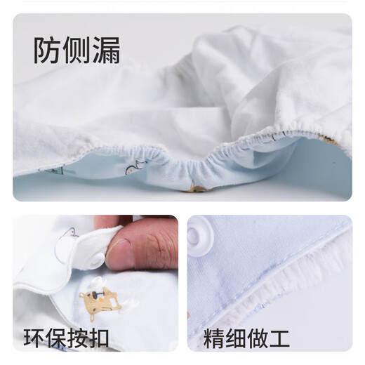 Babyprints Diaper Pocket Baby Diaper Pants Breathable Waterproof Anti-side Leakage Washable Snap Style Pink 3 Pack Small Size