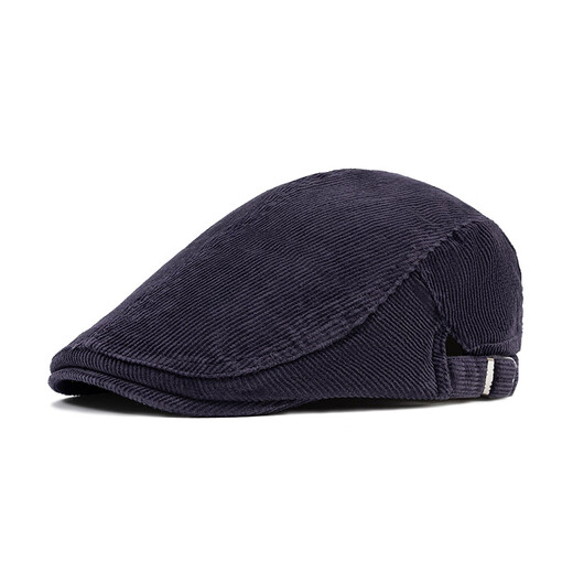 Fangchi hat men's Korean version of forward hat corduroy duck tongue painter hat men's autumn beret soft top newsboy hat burgundy adjustable