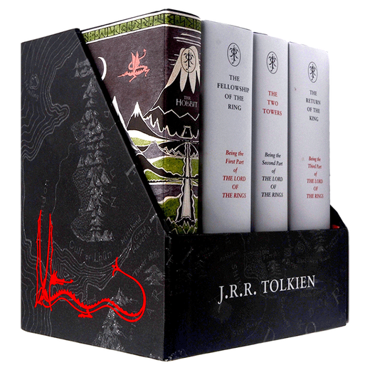 托尔金作品集 英文原版 The Lord of the Rings The Hobbit 霍比特人 魔戒 指环王 中土世界 散文故事 进口奇幻原著小说 英文版 J. R. R. Tolkien 中土世