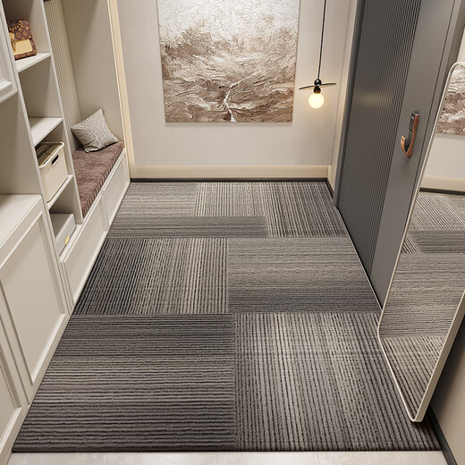 Lei'ao leerout entrance door floor mat entrance carpet door door door door door door non-slip living room entrance foot mat can be cut static wave-vertical version 15926 120cm*80cm 1 piece number