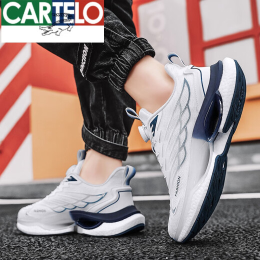 Kadile Crocodile Running Shoes Running Shock-Absorbing Ultralight Sports Shoes Summer sin cordones MEDILLA DE TRATACIÓN ADOLESTROS CORRIENTES 9888 LIGHT AZUL 36