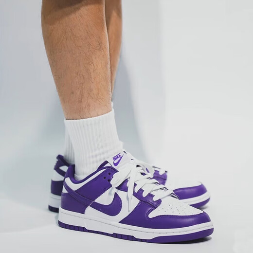 
Nike (NIKE) Dunk Low Men's Shoes Retro Low Top Anti-Slip Wear-resistant Fashion Fashionable Board Shoes Sports Shoes Casual Shoes DD1391-104 White Purple#Gift Gift Recommendation 42