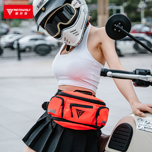 MOTOWOLF motorcycle waist bag riding chest bag motorcycle equipment multi-functional storage bag large capacity rider tool bag