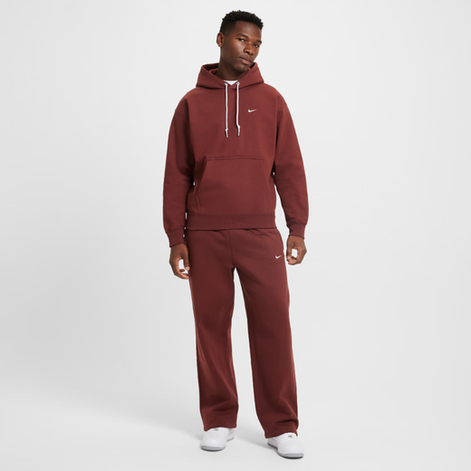 Nike (NIKE) SOLO SWOOSH Men's Fleece Pullover Hoodie DX1355-231 L