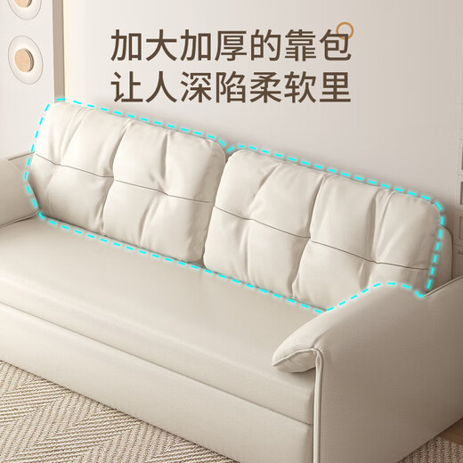 Yilinju-Sofa Bettfaltsofa Bett integriert und doppelt 2025 kleine Wohnungssofa-Bettfalten und Lagerung