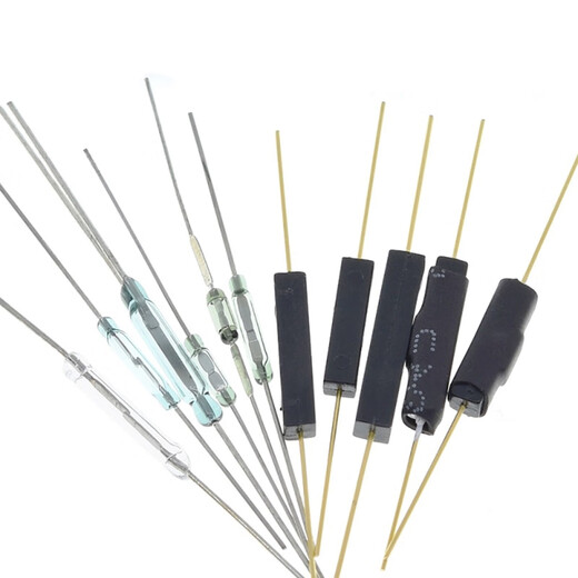 
Ruilima reed reed tube normally open/normal closed anti-vibration anti-loss magnet control switch plastic seal type/glass type patch imported normally open glass type MKA14103 volume 2*14M