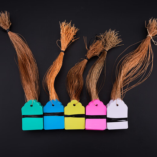 Plastic experimental small tag green plant flower label waterproof tag gardening seedling tag orchid plant 25*36 white 100 sheets