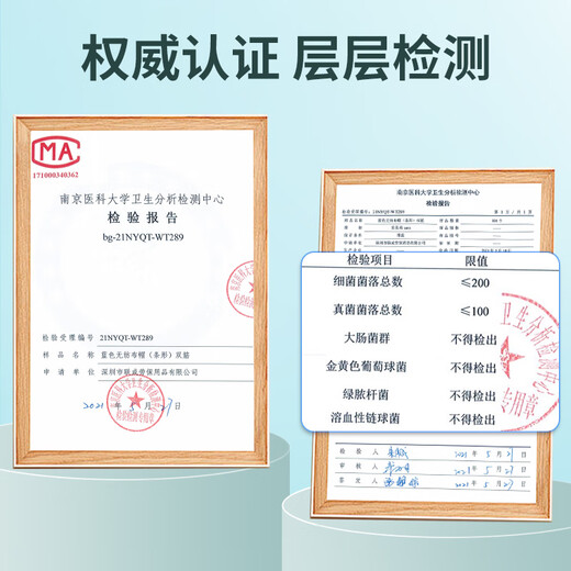 安美尚（ams）一次性帽子加厚无纺布头套透气网头发帽厨房食堂厨师无尘车间工作卫生防尘头罩男女一百个蓝色